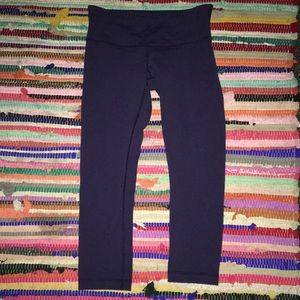 Lululemon cropped wunder under leggings